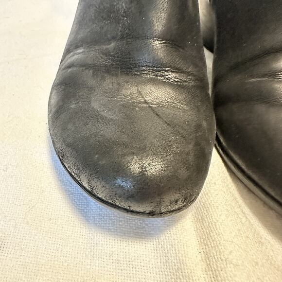 Dansko‎ Boots Womens sz 8 EU 38 Raina Ankle Booties Black Leather Zip 3813360200 - Picture 5 of 11
